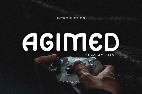 Agimed: A Playful Display Font for Makers