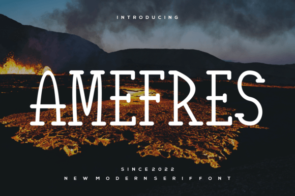 Amefres: The Elegant Display Font for Campaigns