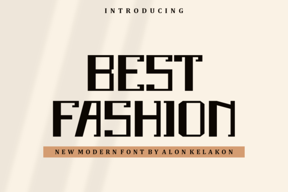 Best Fashion: The Modern Display Font for Campaigns
