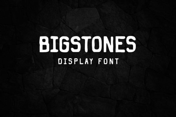 Bigstones: A Stone Age Display Font for Crafters