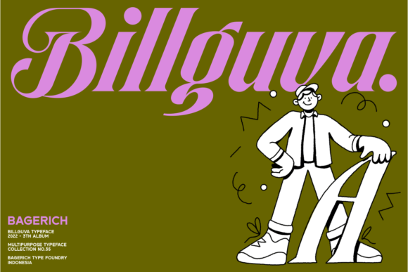 Billguva: The Modern Display Font for Campaigns