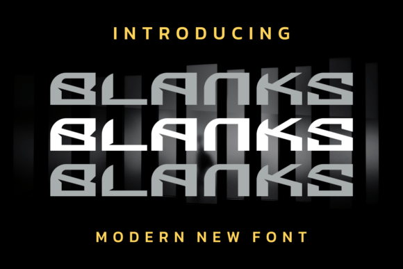 Blanks: The Modern Display Font for Bold Campaigns