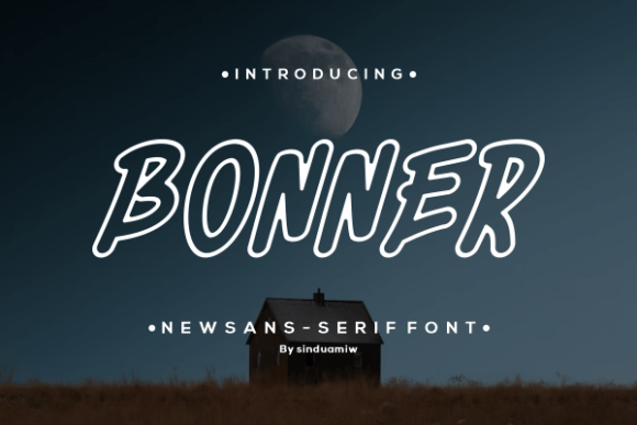 Bonner: A Bold Sans Serif Display Font for Marketers