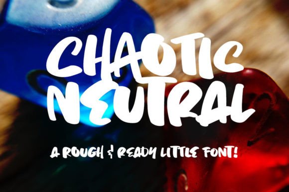 Chaotic Neutral: A Playful Display Font for Makers