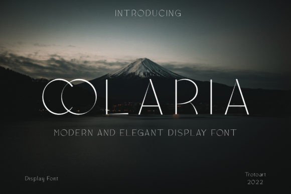 Colaria: A Modern Display Font for Web Design