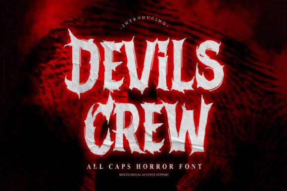 Devils Crew: A Dramatic Display Font for Branding