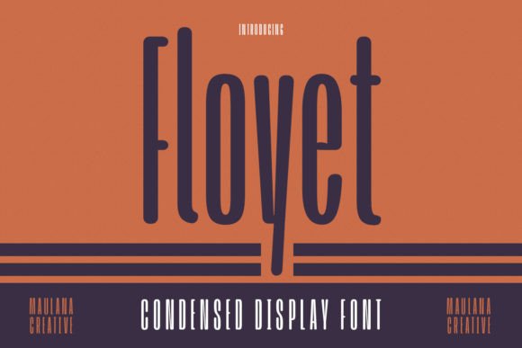 Floyet: A Modern Sans Serif Display Font for Branding