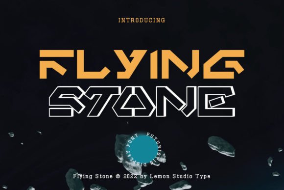 Flying Stone: A Futuristic Display Font for Web Design