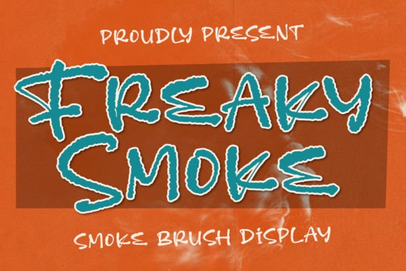 Freaky Smoke: A Quirky Display Font for Editorial Design