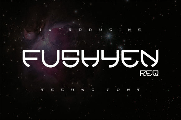 Fushyen Req: A Futuristic Display Font for Modern Web Design