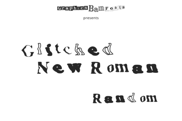 Glitch New Roman Random: A Bold Display Font for Web