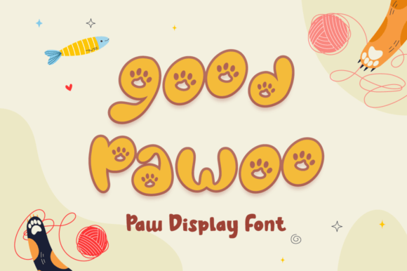Good Pawoo: The Quirky Display Font for Campaigns