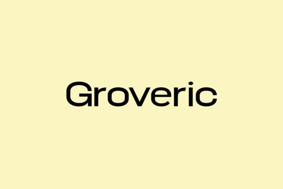 Groveric: A Modern Display Font for Bold Branding