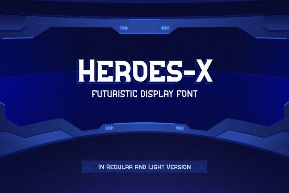 Heroes-x: A Futuristic Display Font Review