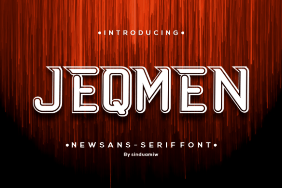 Jeqmen: The Modern Display Font for Marketers