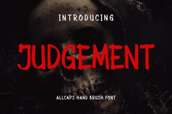 Judgement: A Modern Display Font for Your Brand
