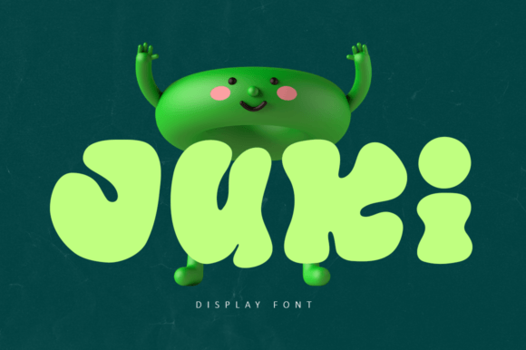 Juki: A Groovy Handwritten Display Font for Editorial Design