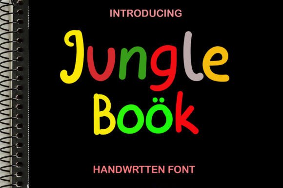 Jungle Book: A Playful Display Font for Brand Campaigns