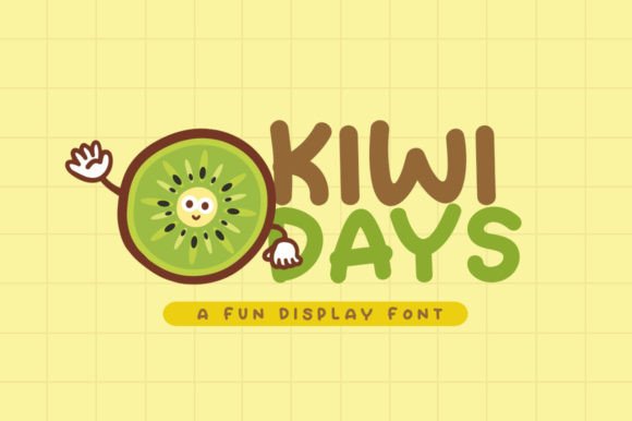 Kiwi Days: A Playful Display Font for Marketers