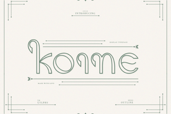 Koine: The Unique Display Font for Your Brand