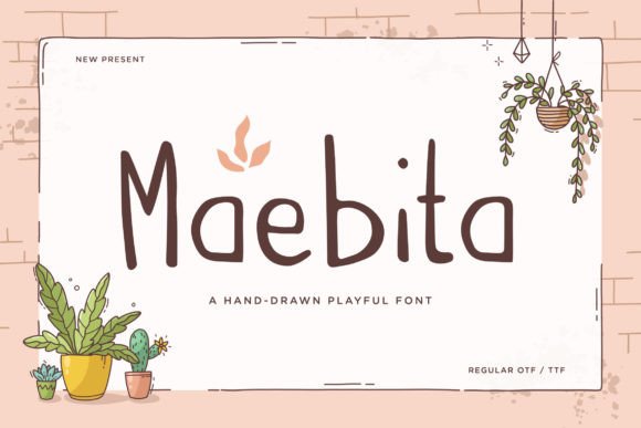 Maebita: The Hand-Drawn Display Font for Campaigns