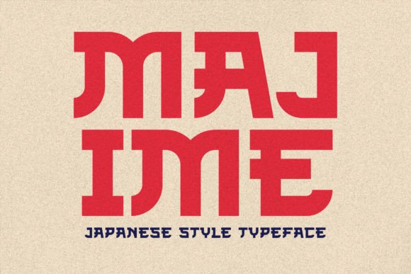 Majime: A Japanese-Inspired Display Typeface for Campaigns