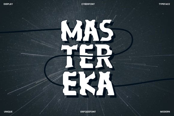 Mastereka: A Bold Display Font for Your Brand