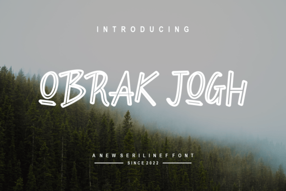 Obrakjogh: A Premium Display Font for Modern Web Design