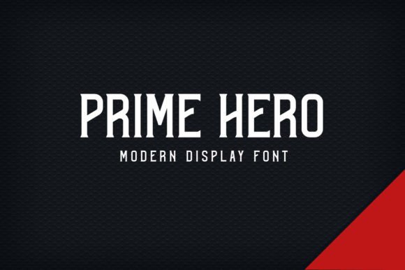 Prime Hero: A Bold Display Font for Modern Branding