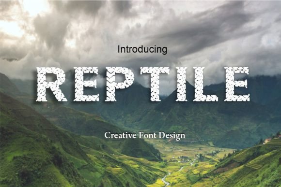 Reptile: A Modern Display Font for Bold Branding