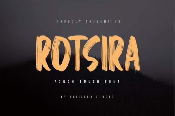 Rotsira: A Hand-Brushed Display Font for Editorial Design