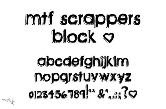 Scrappers Block: A Bold Display Font for Branding
