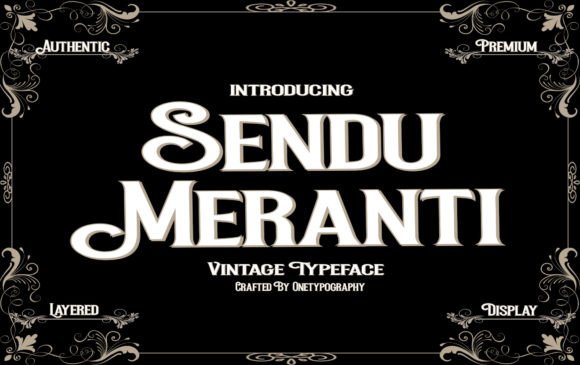Sendu Meranti: A Bold Display Font for Web Design