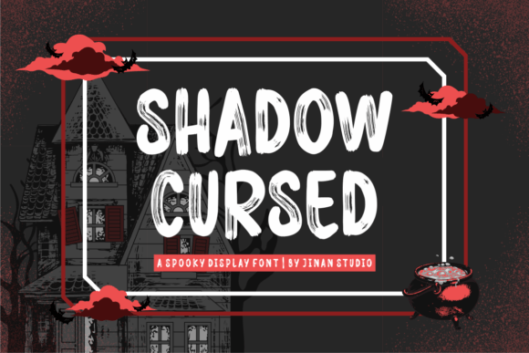 Shadow Cursed: A Spooky Display Font for Halloween Campaigns