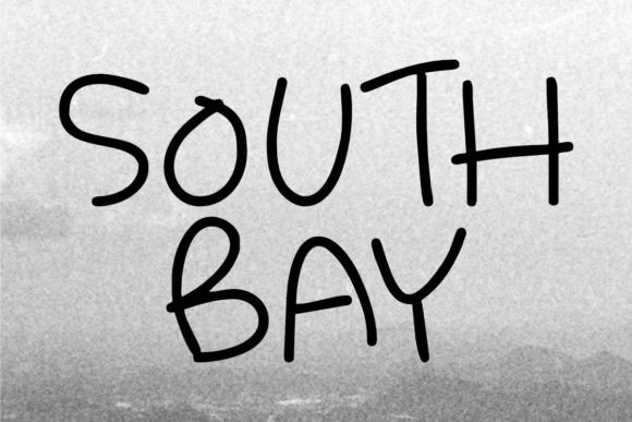 South Bay: A Whimsical Handwritten Display Font for Web