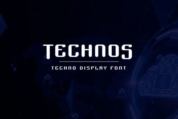 Technos: A Futuristic Display Font for Modern Editorial Design