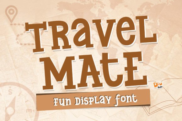 Travel Mate: The Quirky Display Font for Bold Marketing