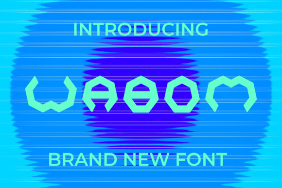 Wabom: A Futuristic Display Font for Modern Web Design