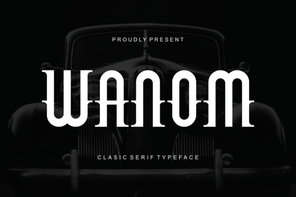 Wanom: A Bold Display Font for Modern Web Design