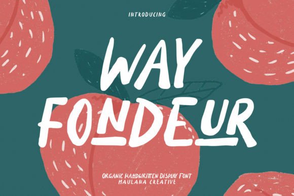 Wayfondeur: The Quirky Display Font for Small Brands