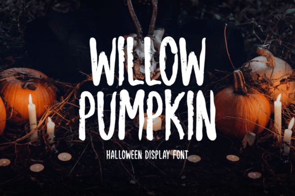 Willow Pumpkin: A Spooky Display Font for Brands